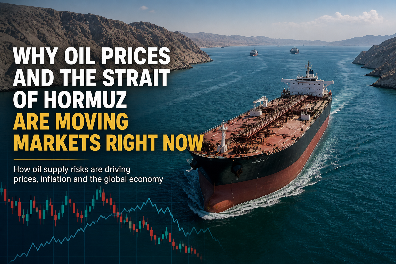 Oil refinery and energy market scene representing rising oil prices and global supply disruption